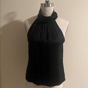 Frame Denim Black Halter Blouse